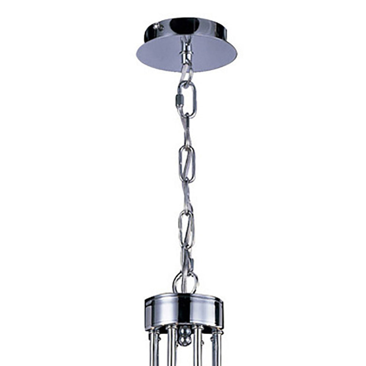 Danya 69cm Round 8 Light Crystal Chandelier - Polished Chrome