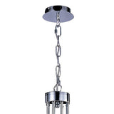Danya 69cm Round 8 Light Crystal Chandelier - Polished Chrome