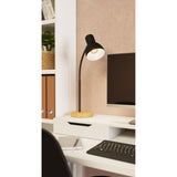 Dasessa Table Lamp - Black & Brown