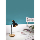 Dasessa Table Lamp - Black & Brown
