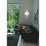 Davina 2 Light Crystal Wall Light - Chrome With White Shade