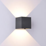 Davos Square Outdoor LED Wall Light 6W 3000K - Anthracite