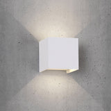Davos Square Outdoor LED Wall Light 6W 3000K - White