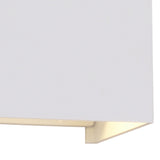 Davos Square Outdoor LED Wall Light 6W 3000K - White
