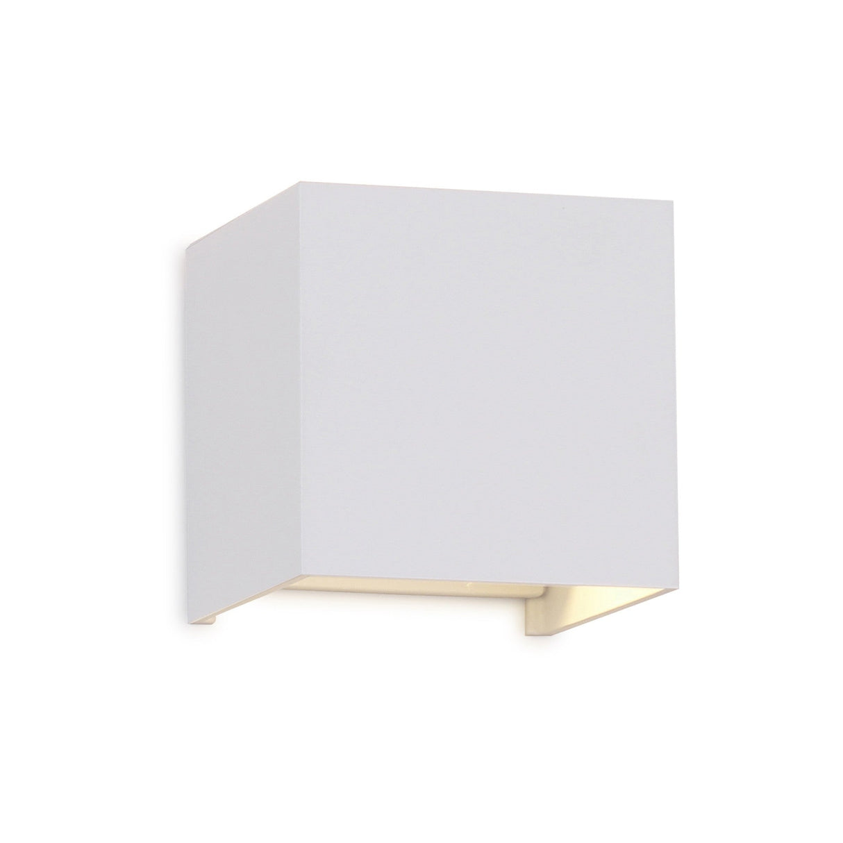 Davos Square Outdoor LED Wall Light 6W 3000K - White