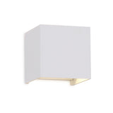 Davos Square Outdoor LED Wall Light 6W 3000K - White