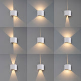 Davos Round Outdoor LED Wall Light 6W 3000K - White