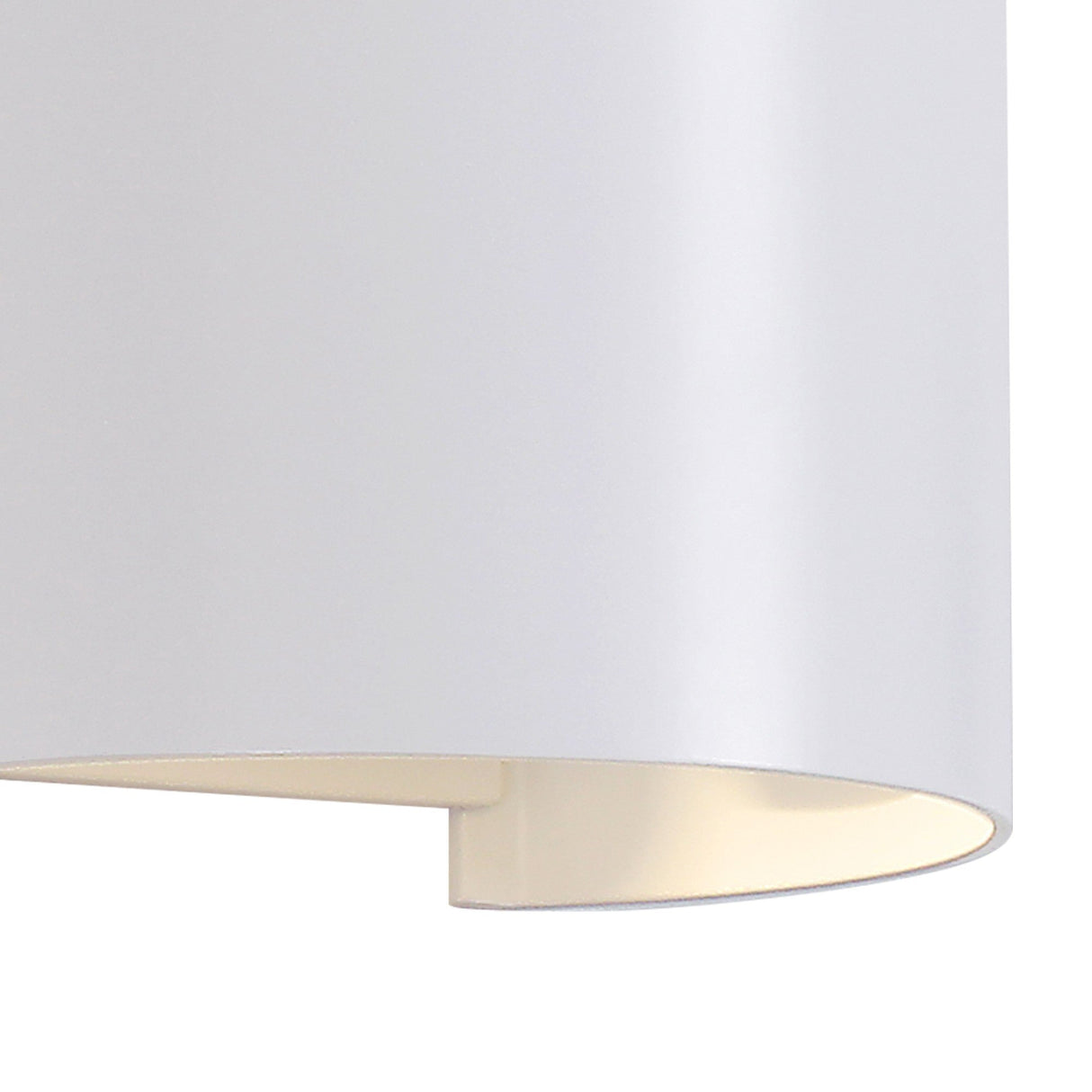 Davos Round Outdoor LED Wall Light 6W 3000K - White