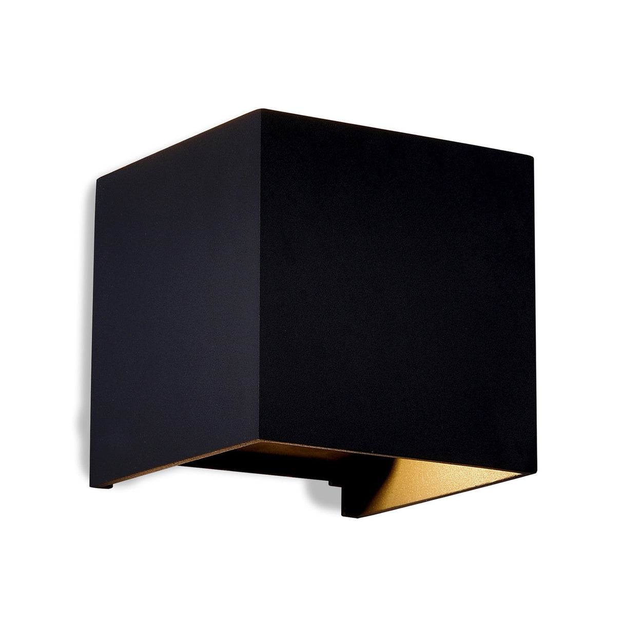 Davos Square Outdoor LED Wall Light 6W 3000K - Black
