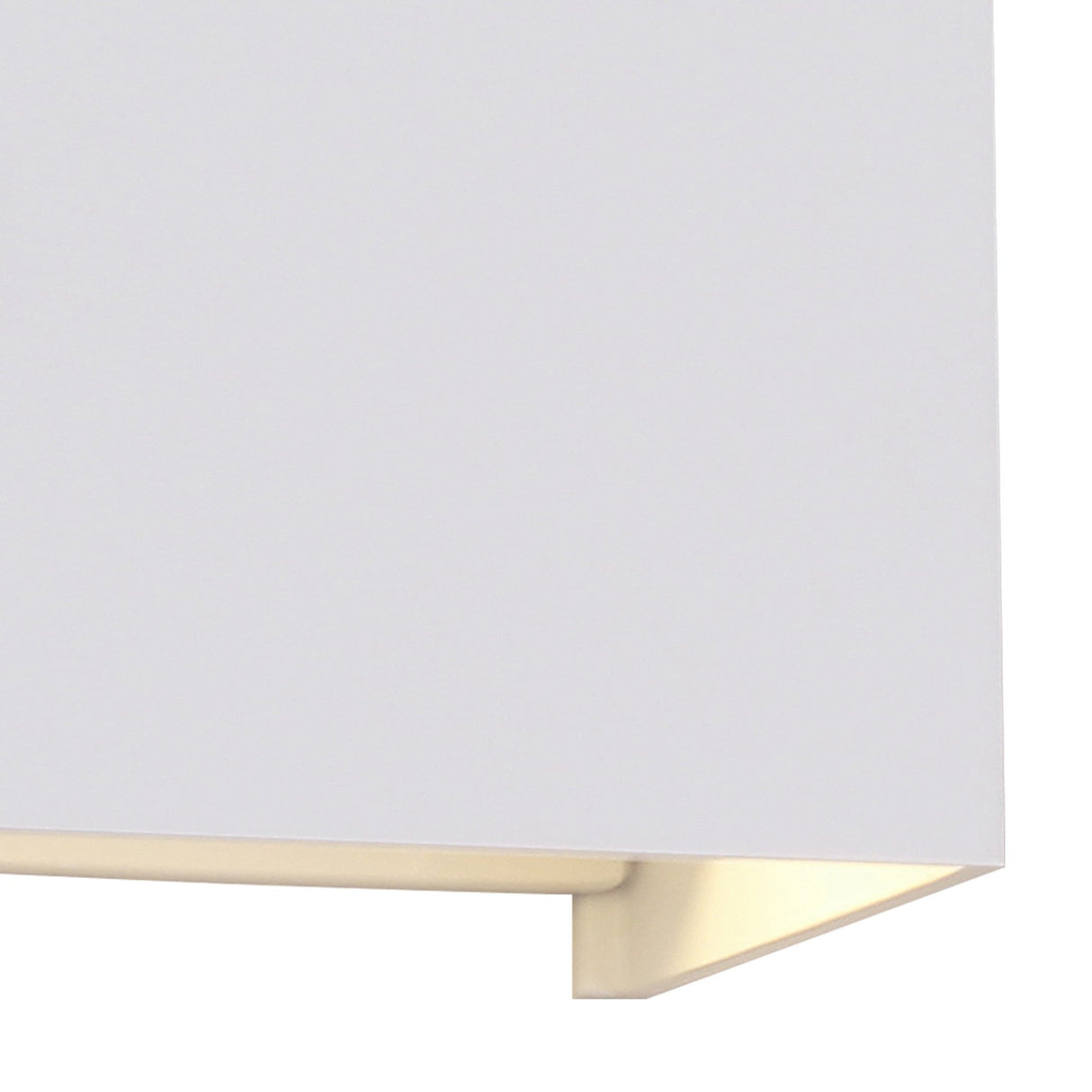 Davos Square Outdoor LED Wall Light 6W 4000K - White