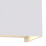 Davos Square Outdoor LED Wall Light 6W 4000K - White