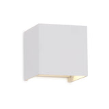Davos Square Outdoor LED Wall Light 6W 4000K - White