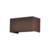 Davos Outdoor LED Wall Lamp 6W 3000K - Rust Brown