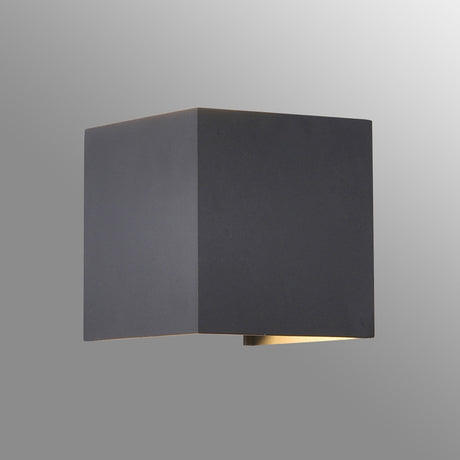 Davos Dimmable Outdoor LED Wall Light 6W 2700K - Anthracite