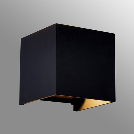Davos Dimmable Outdoor LED Wall Light 6W 2700K - Black