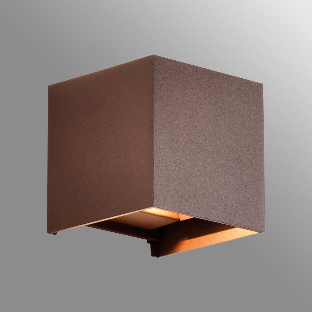 Davos Dimmable Outdoor LED Wall Light 6W 2700K - Brown
