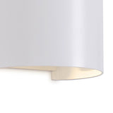 Davos Dimmable Outdoor LED Wall Light 6W 2700K - White