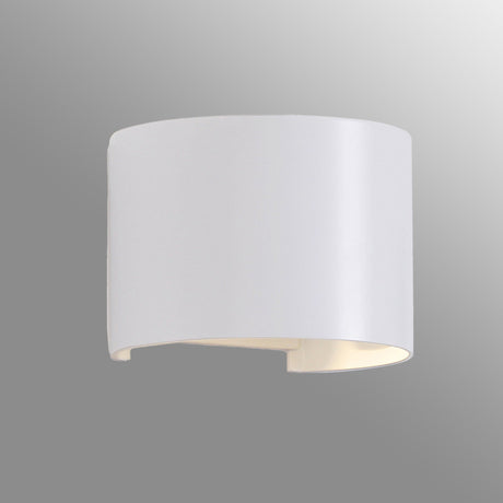 Davos Dimmable Outdoor LED Wall Light 6W 2700K - White