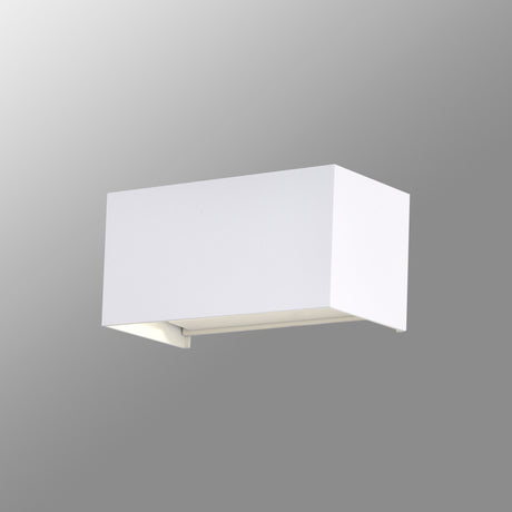 Davos Dimmable Outdoor LED Wall Light 6W 2700K - White
