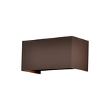 Davos Dimmable Outdoor LED Wall Light 6W 2700K - Brown