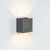 Davos Outdoor LED Wall Light 10W 3000K - Anthracite