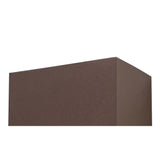 Davos Outdoor LED Wall Light 10W 3000K - Rust Brown