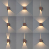 Davos Outdoor LED Wall Light 10W 3000K - Rust Brown