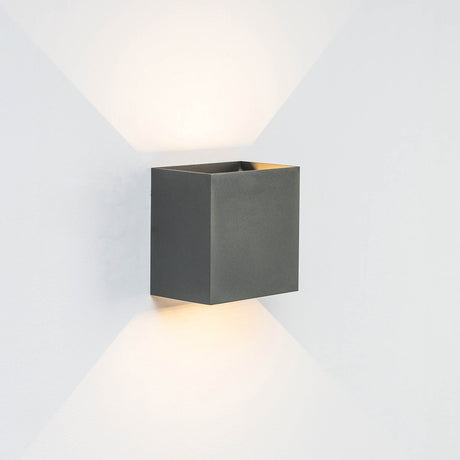 Davos Outdoor LED Wall Light 10W 4000K - Anthracite