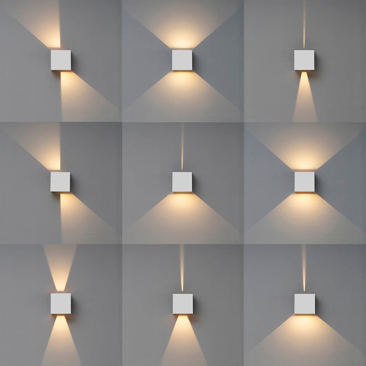 Davos Outdoor LED Wall Light 10W 4000K - Sand White