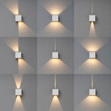 Davos Outdoor LED Wall Light 10W 4000K - Sand White