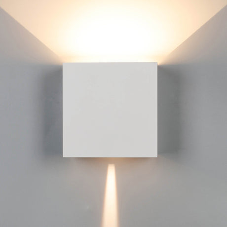 Davos Outdoor LED Wall Light 10W 4000K - Sand White