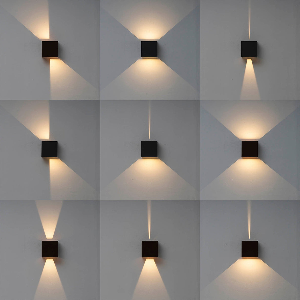 Davos Outdoor LED Wall Light 10W 4000K - Sand Black