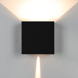 Davos Outdoor LED Wall Light 10W 4000K - Sand Black