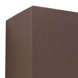 Davos Outdoor LED Wall Light 10W 4000K - Rust Brown