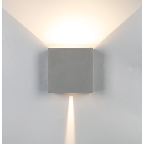 Davos Dimmable Outdoor LED Wall Light 10W 2700K - Anthracite