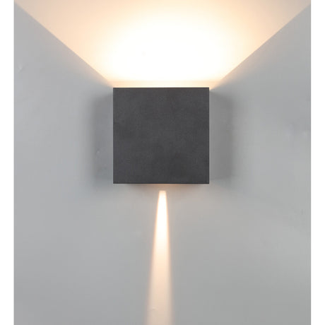 Davos Dimmable Outdoor LED Wall Light 10W 2700K - Black
