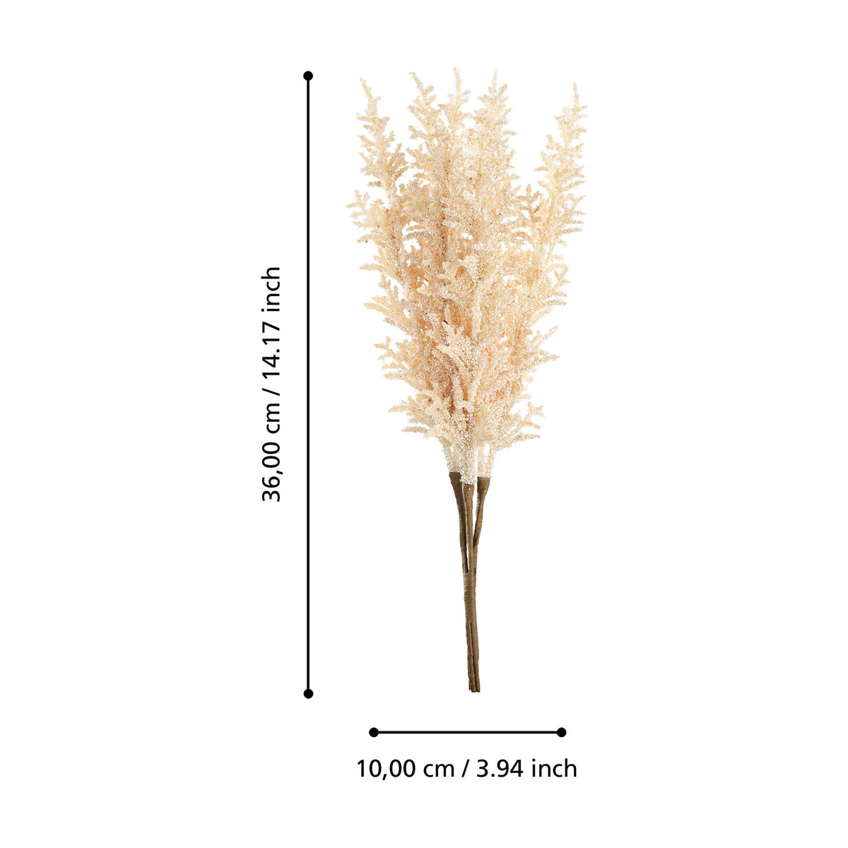 Deming Artificial Berry Spray 36cm - Beige