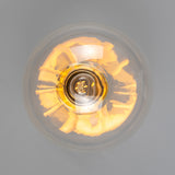 Deniz Glass Globe Flush Ceiling Light IP44 - 30cm