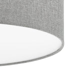 Dernessa 3 Light Flush Ceiling Light - Grey