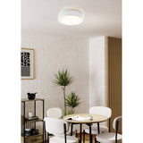 Dernessa 3 Light Flush Ceiling Light - White