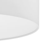 Dernessa 3 Light Flush Ceiling Light - White