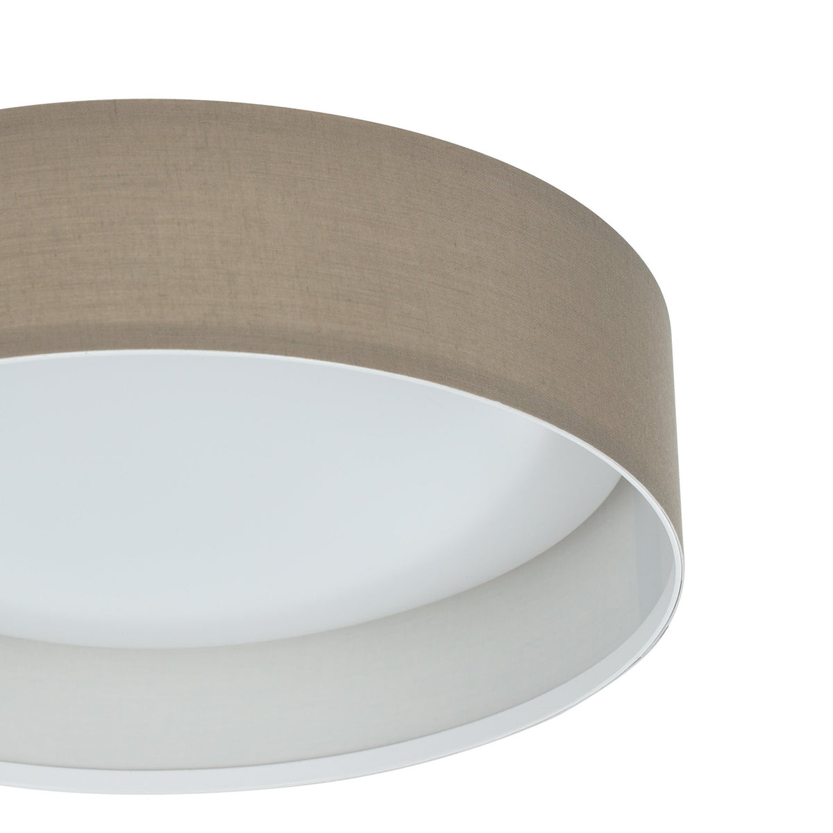 Dernessa LED Flush Ceiling Light - Taupe