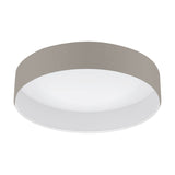 Dernessa LED Flush Ceiling Light - Taupe