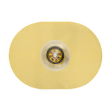 Desaris Brass Semi Flush Ceiling Light