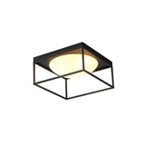 Desigual 3 Light Semi-Flush Ceiling Light - Matt Black