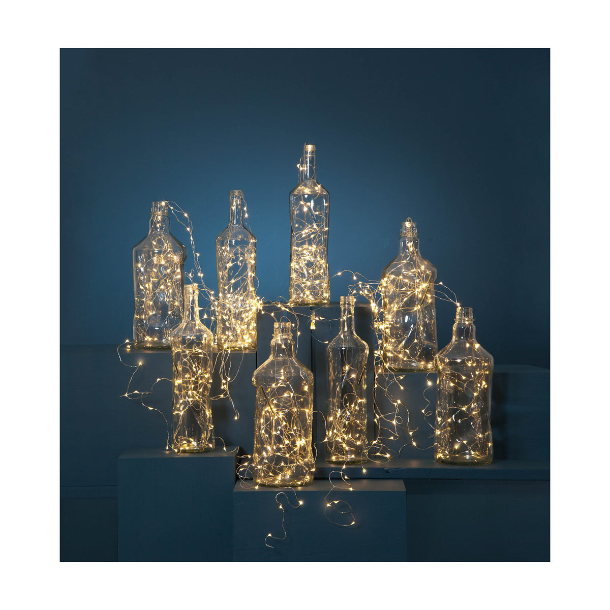 Dew Drop String Lights 3m - Silver