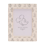 Mickey Mouse & Minnie Mouse Ceramic Photo Frame 6 x 4in - White