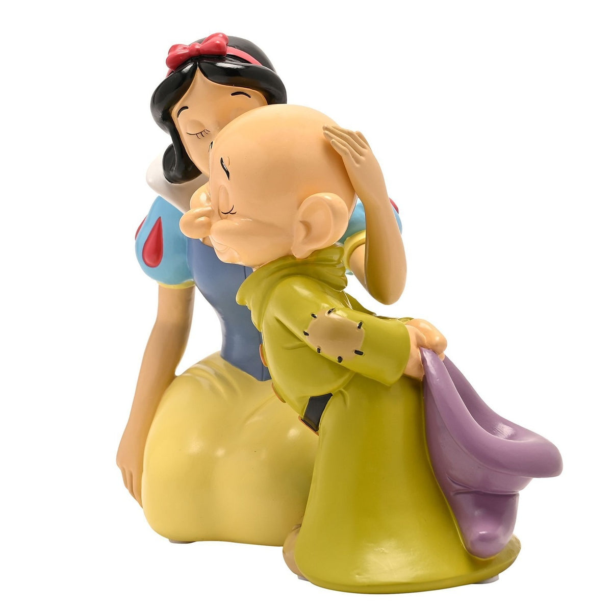 Snow White & Dopey Cheek Kiss Resin Money Box with Coin Slot