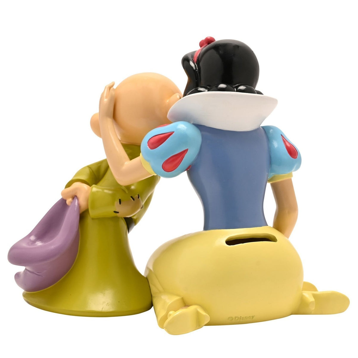 Snow White & Dopey Cheek Kiss Resin Money Box with Coin Slot