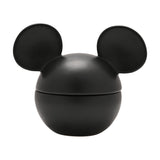 Mickey Mouse Head Matt Ceramic Trinket Pot with Lid - Black